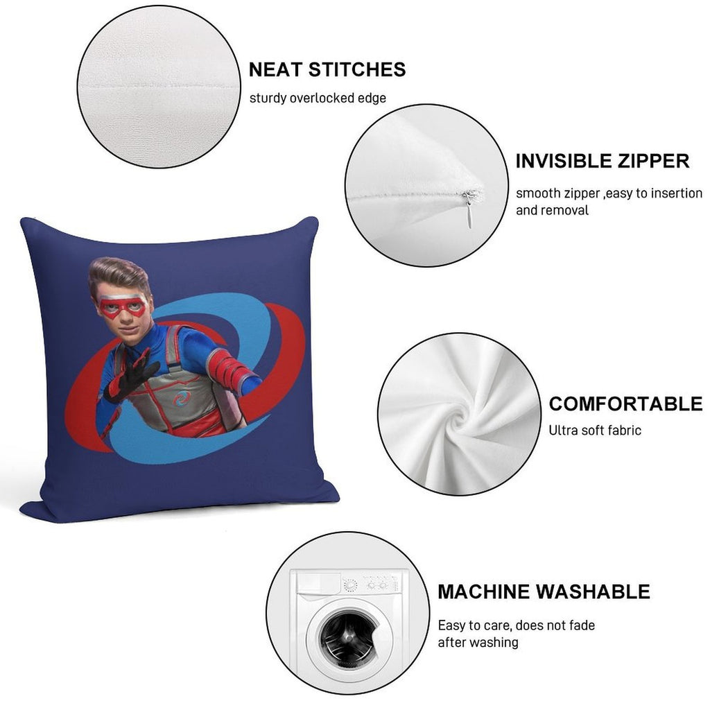 Kid Danger Logo 2.0 Soft High-Density Material Throw Pillow