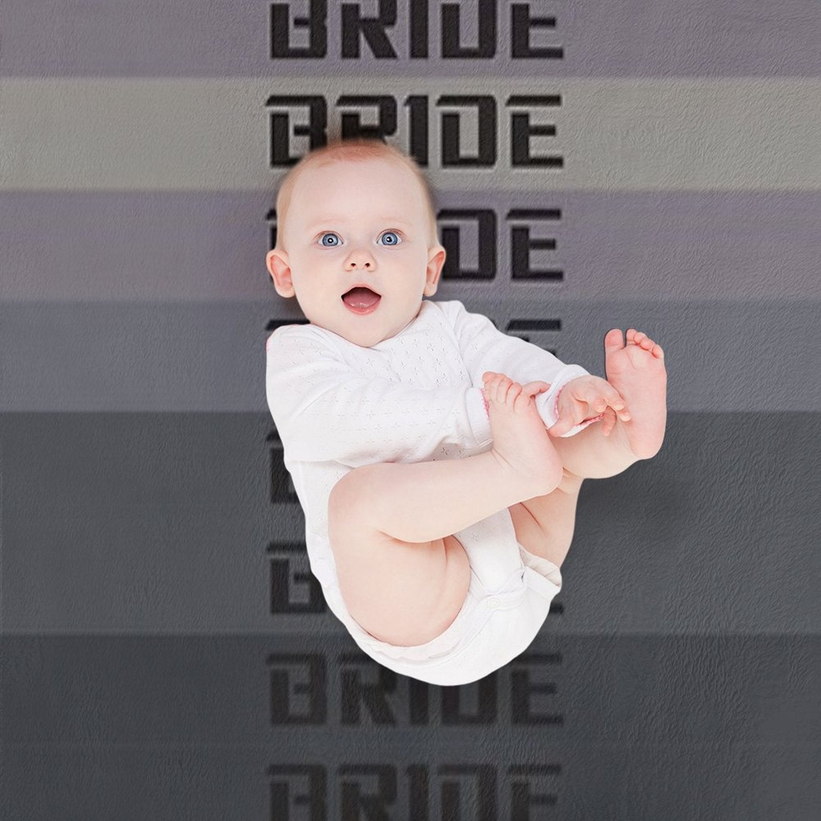 BRIDE JDM MATERIAL Eco-conscious Throw Blanket