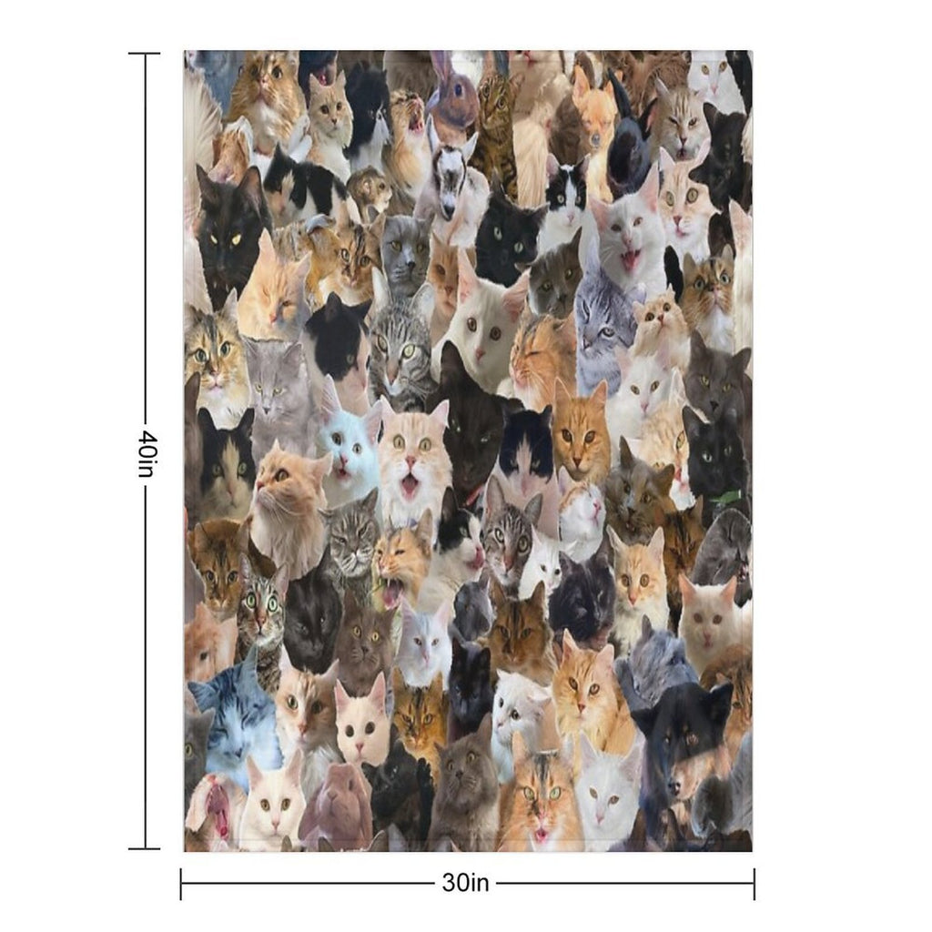 Pet Bonanza Pattern Lightweight Throw Blanket