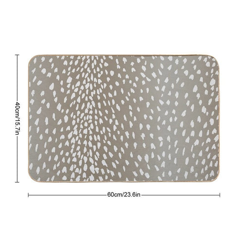 Antelope Fawn Print  Stain-Proof Bath Mat