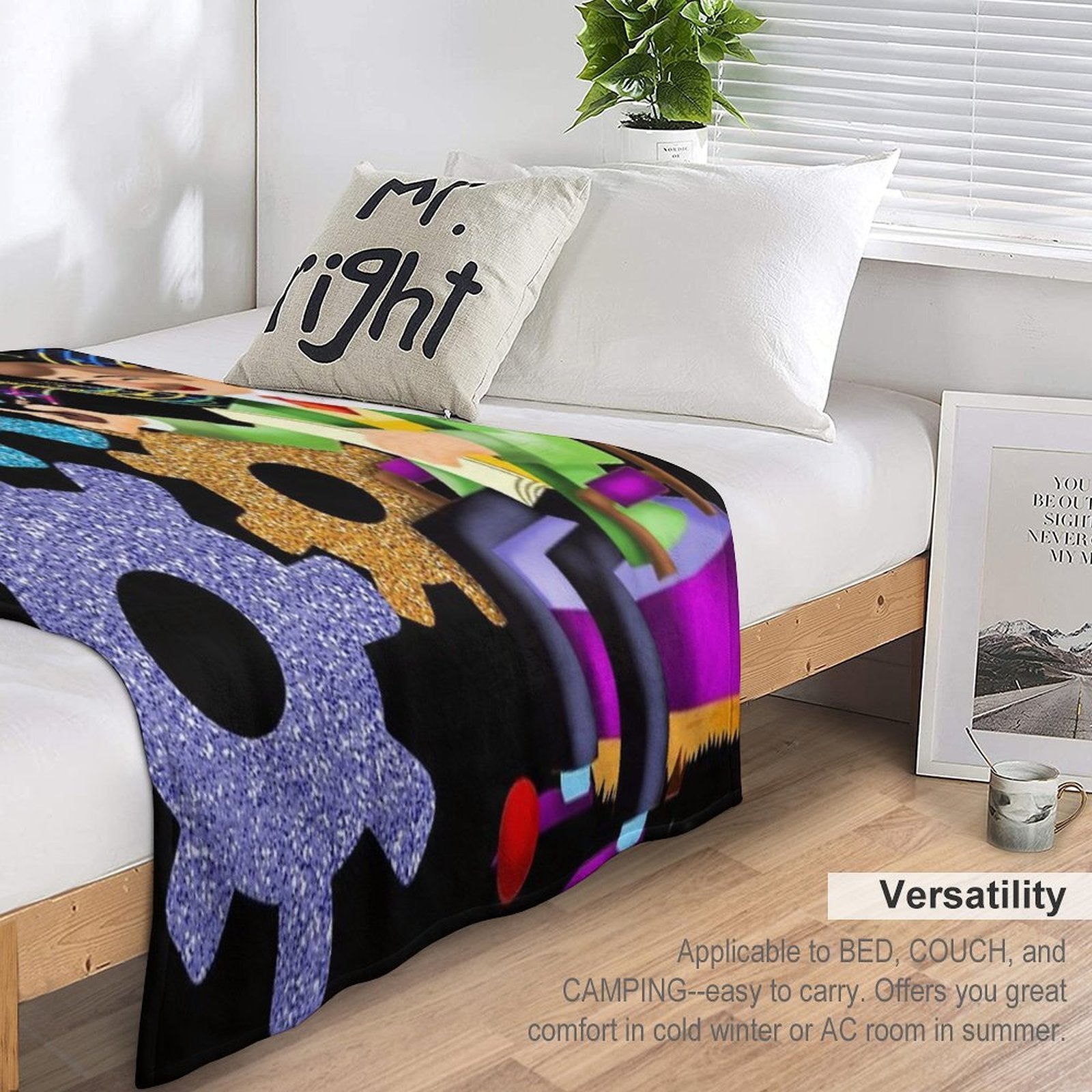 Carousel of Progress Durable Throw Blanket