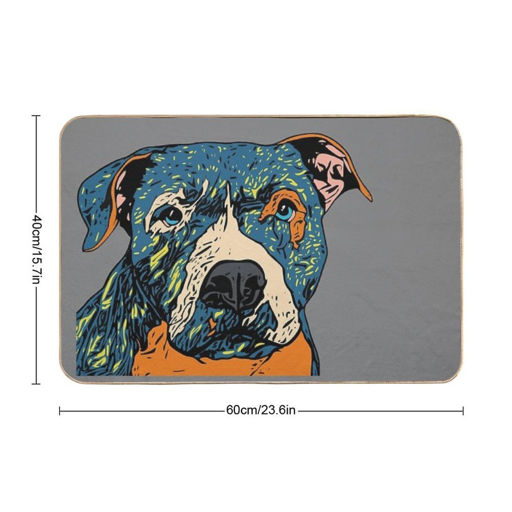 BlueStaff  Stain-Proof Bath Mat