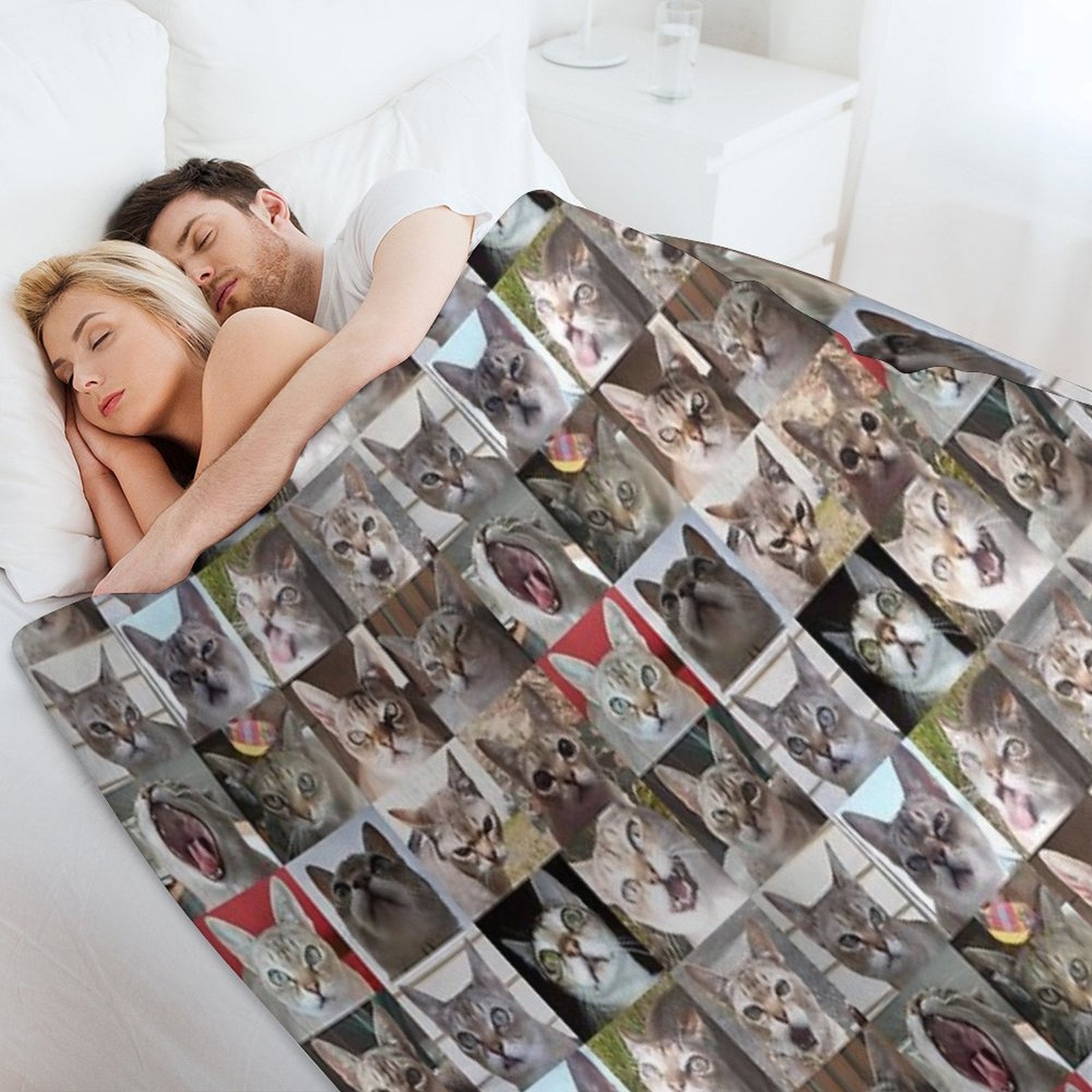 Faces of Speedball Anti-pilling Throw Blanket