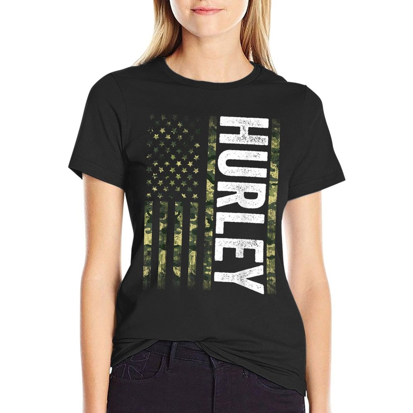 Hurley KY Vintage Us American Retro For Men Women  Eco-friendly Material T-Shirt