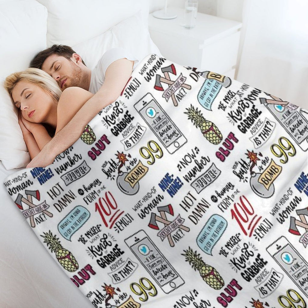 Brooklyn Nine Nine  Version 2  TV Show Art Versatility Throw Blanket