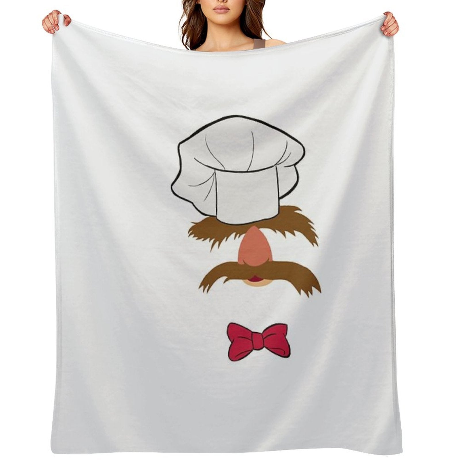 Swedish Chef Machine-washable Throw Blanket