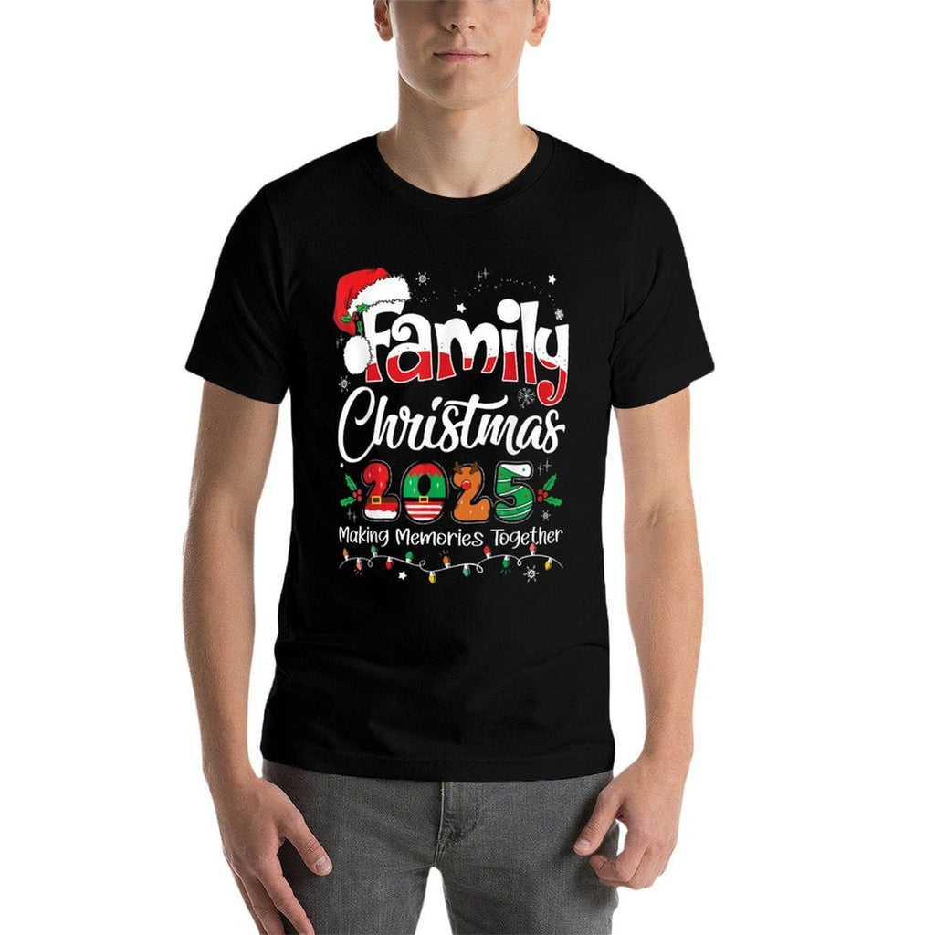 Family Christmas 2025 Matching Family Christmas Xmas  Tagless Design T-Shirt