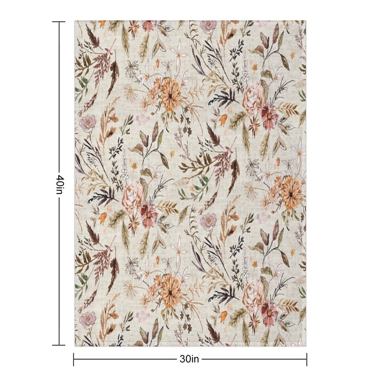 Delilah (autumn) Lightweight Throw Blanket