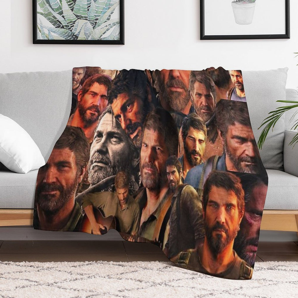 Last of Us Joel Collage Velvety-soft Throw Blanket
