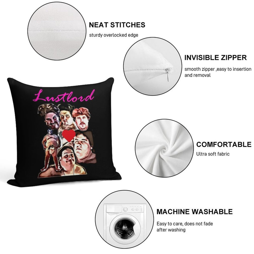 Lustlord Design Soft Multiple Sizes Throw Pillow