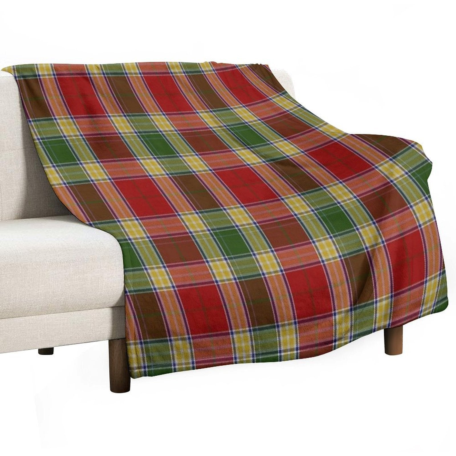 Clan Gibson Tartan Machine-washable Throw Blanket