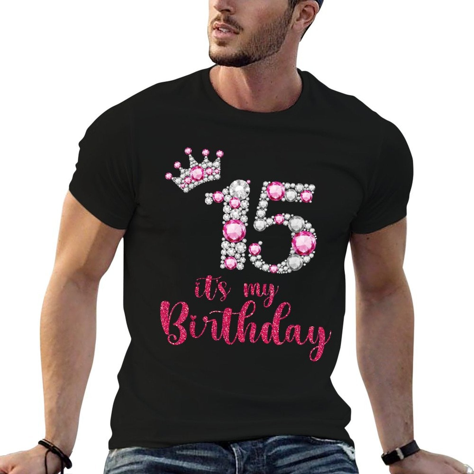 15 It's My Birthday 15th Birthday 15 Years Old Bday  Classic T-Shirt