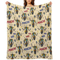 CL4P-TP Pattern Gift-ready Throw Blanket