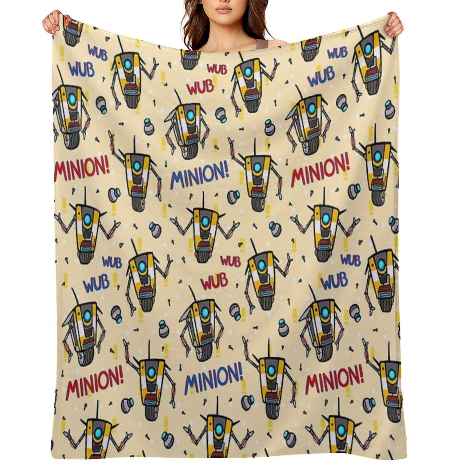 CL4P-TP Pattern Gift-ready Throw Blanket