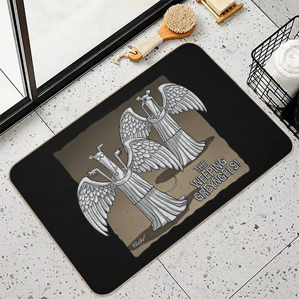 The Weeping Greyngels  Non-Slip Bath Mat