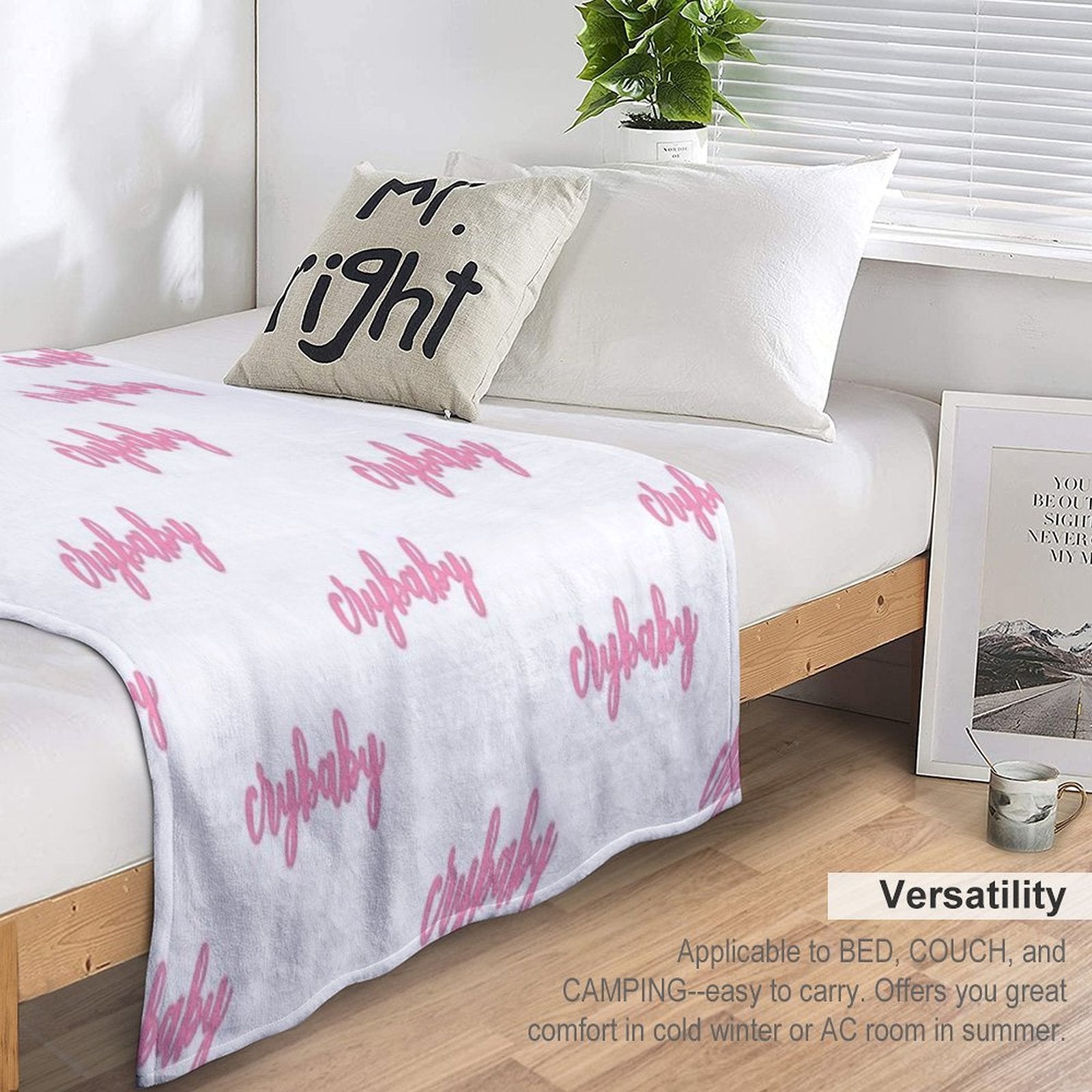 ♡crybaby♡ Compact Throw Blanket