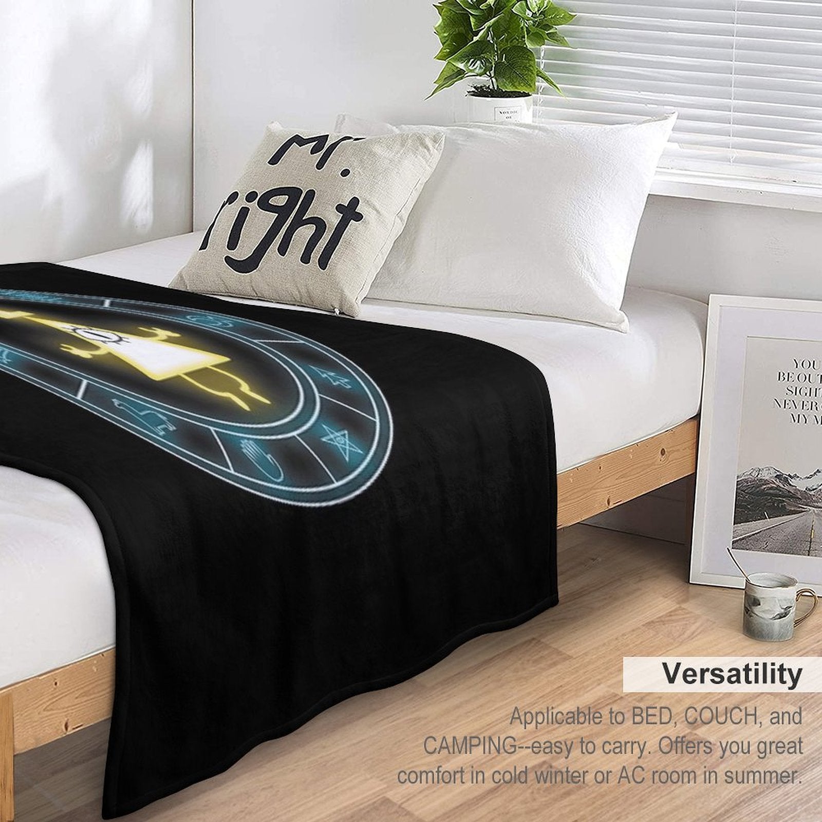 Bill Cipher Versatility Throw Blanket