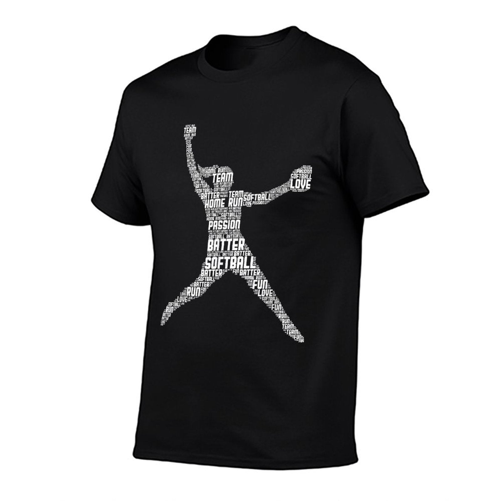 Softball Girls Women Kids  Fade-proof Color T-Shirt