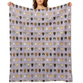 Ratty Faces Lightweight Throw Blanket