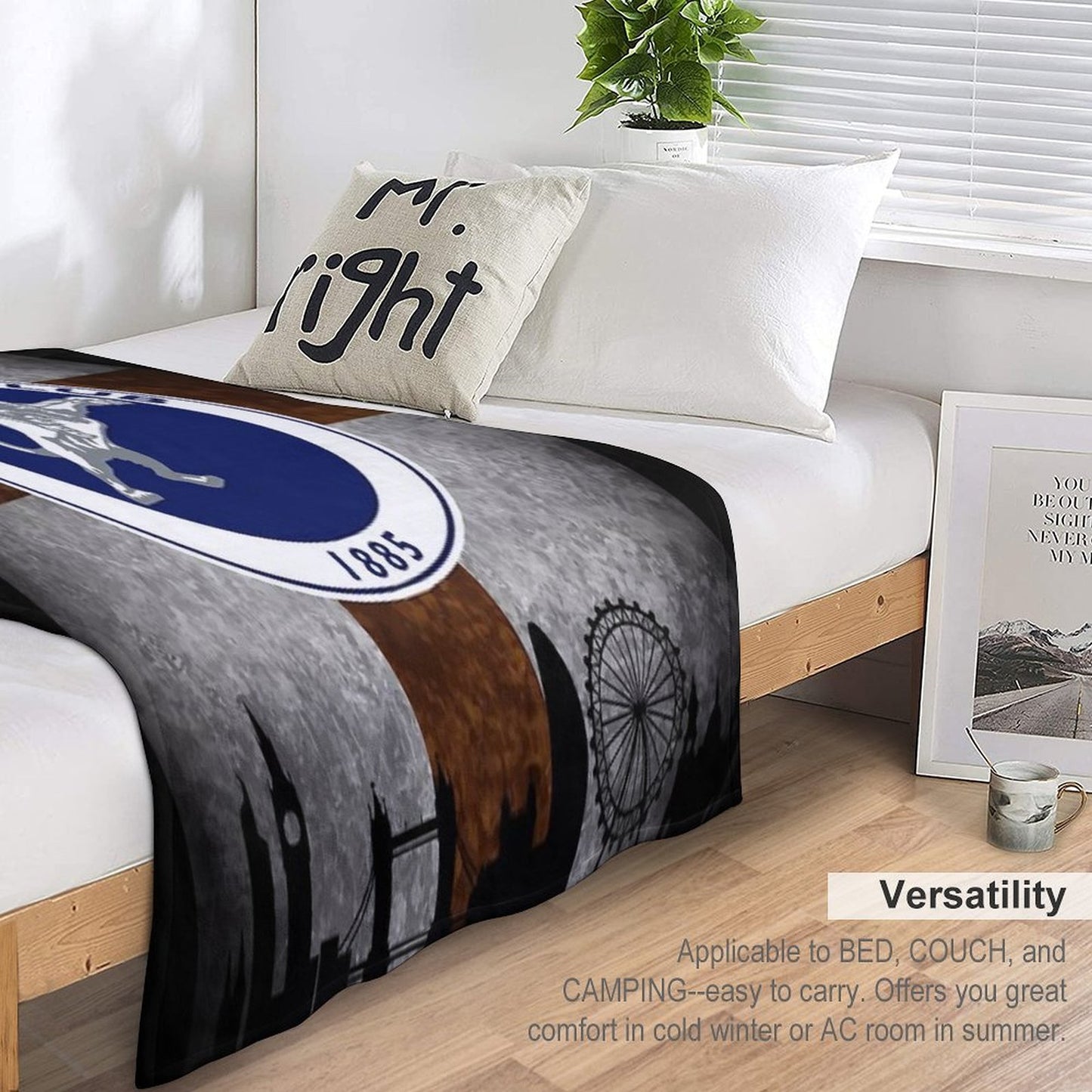 Millwall London Velvety-soft Throw Blanket