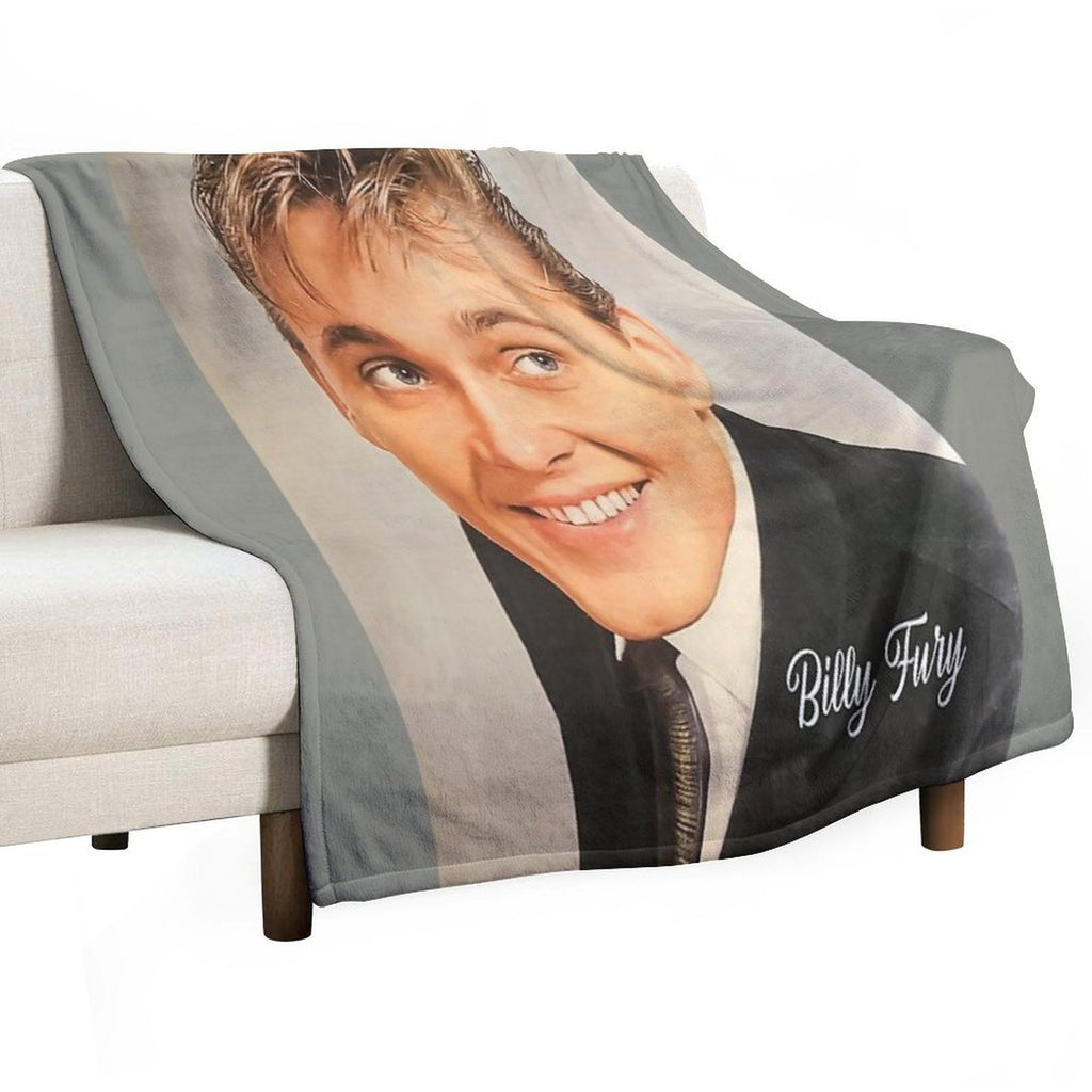 Billy Fury Machine-washable Throw Blanket