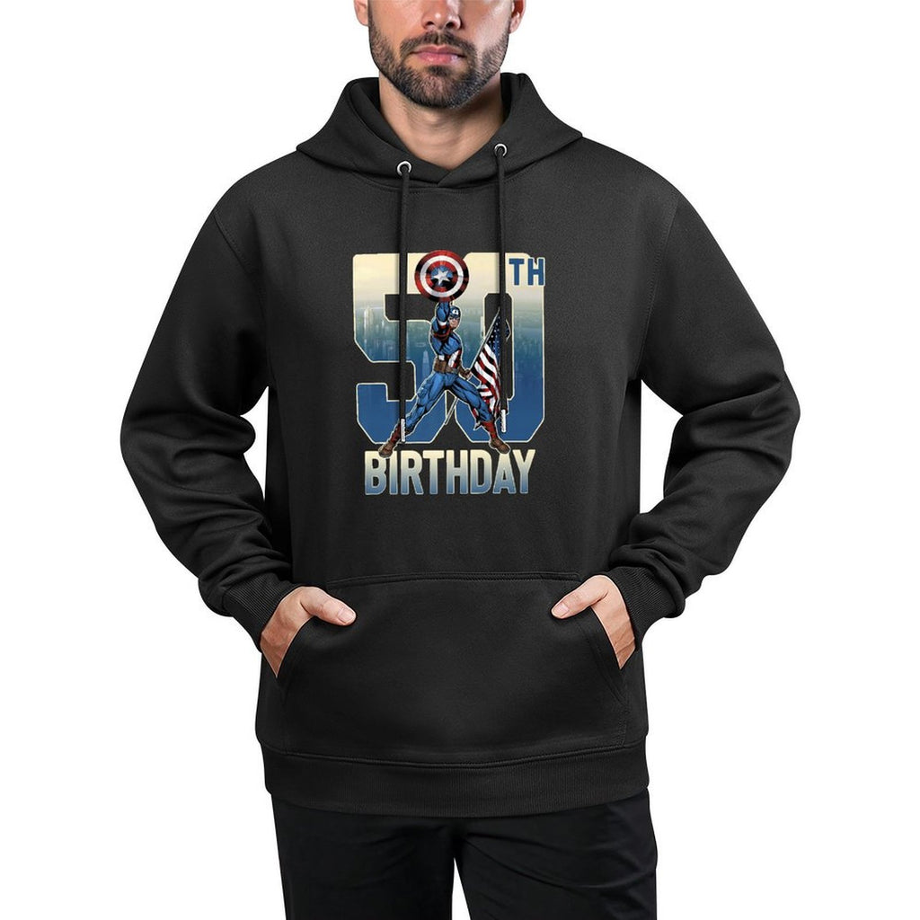 Marvel Captain America 50th Birthday Premium Premium Pilling-Resistant Hoodie