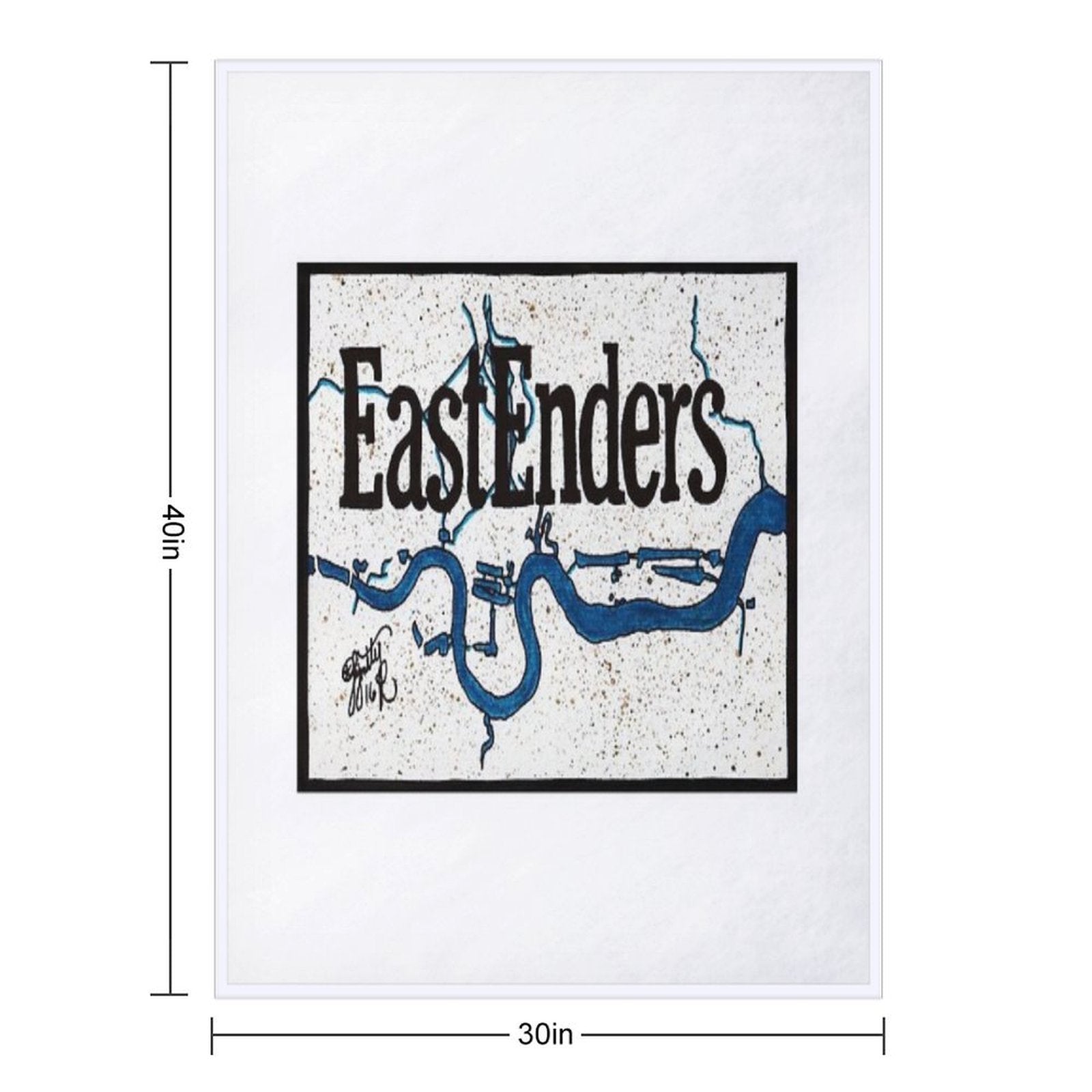 EastEnder River Versatility Throw Blanket