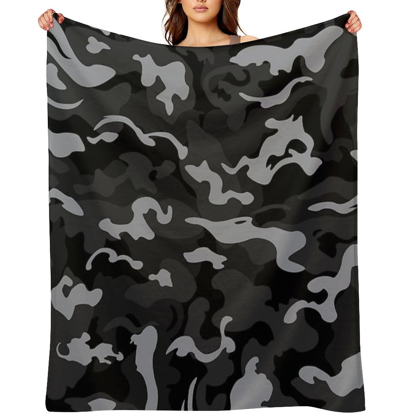 Camo Style - Urban Camouflage Easy Care Throw Blanket