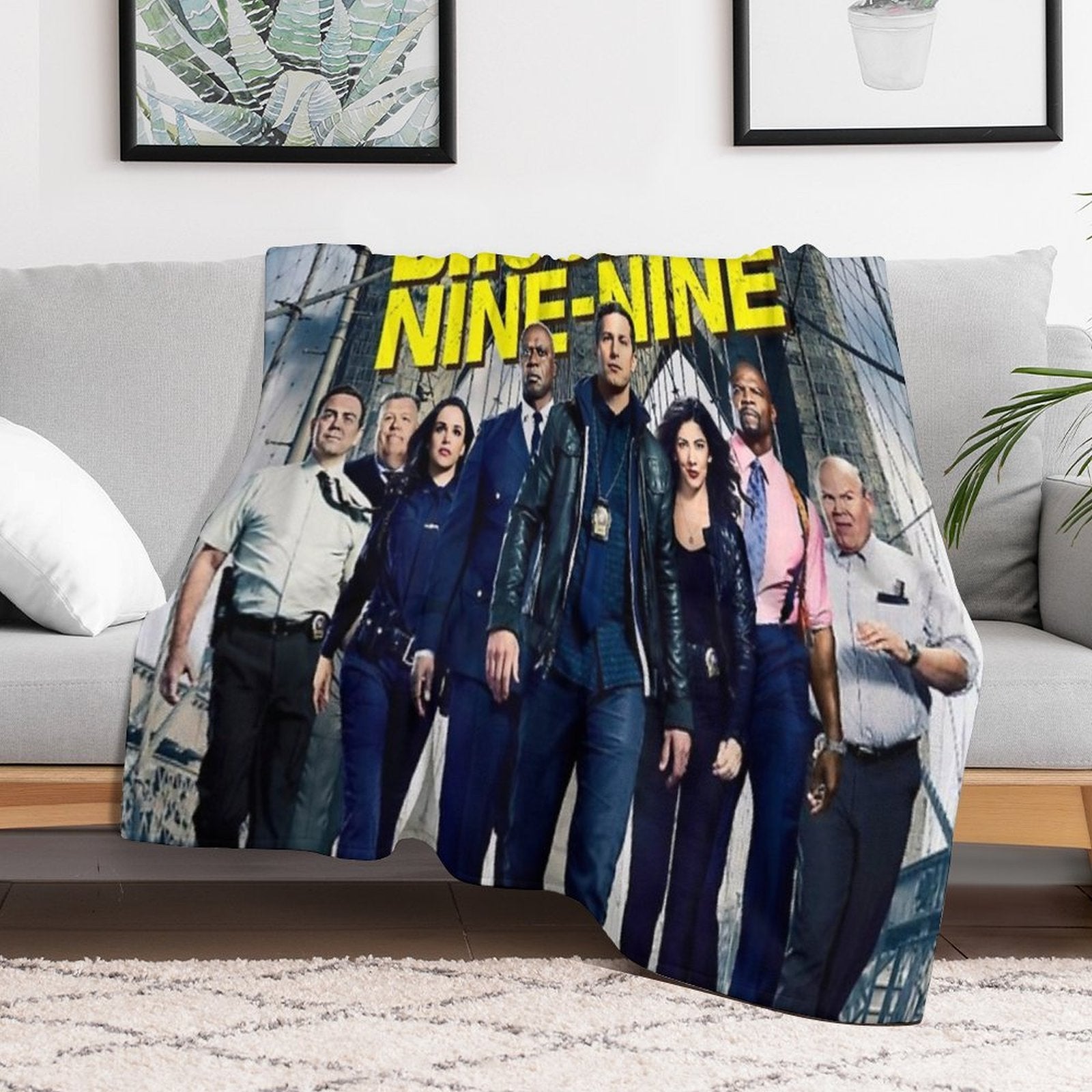 Brooklyn Nine Shrink-resistant Throw Blanket