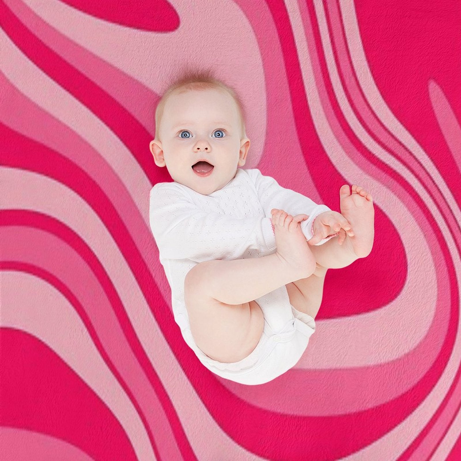 PINK PRINT Velvety-soft Throw Blanket
