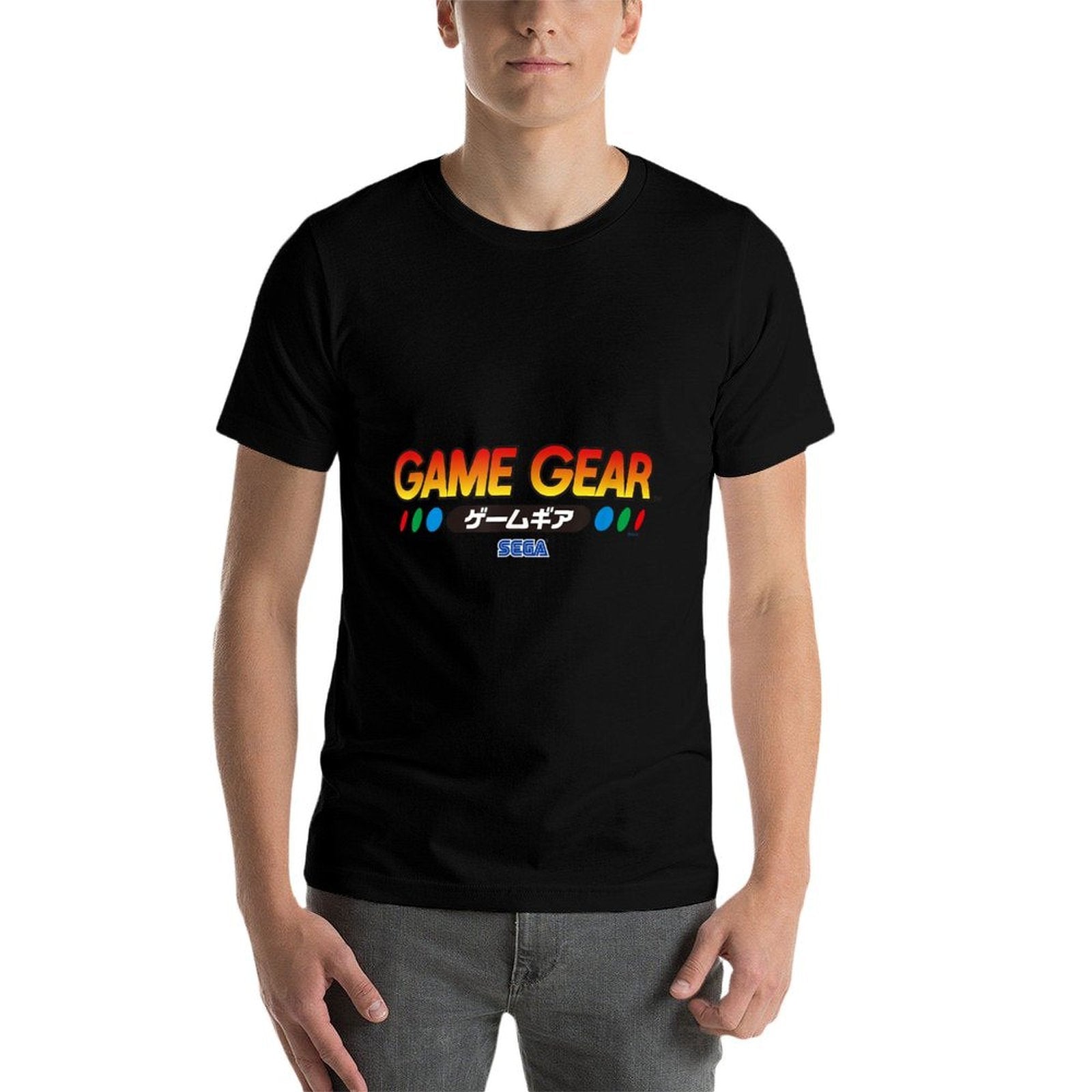 SEGA Game Gear Logo (Japanese) Video Game  Fade-proof Color T-Shirt