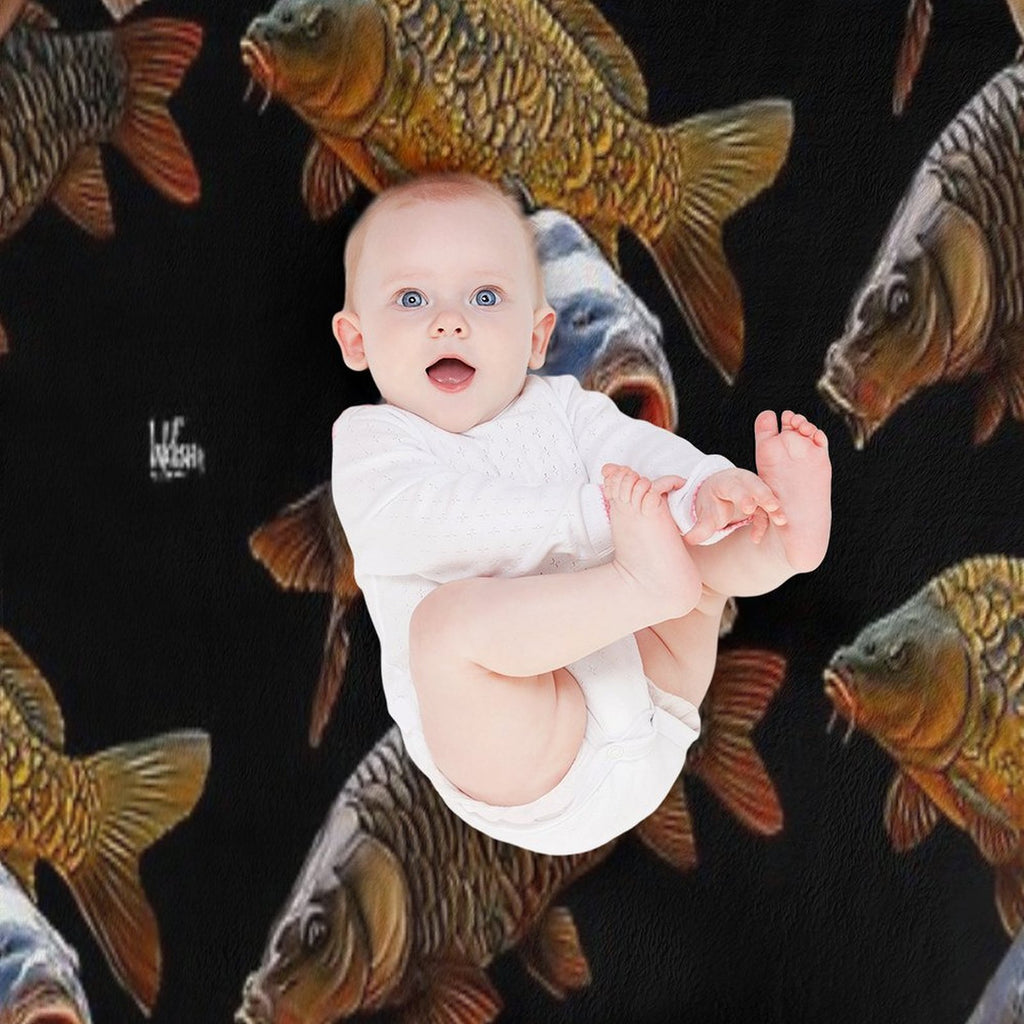Carp Gang 1 Velvety-soft Throw Blanket