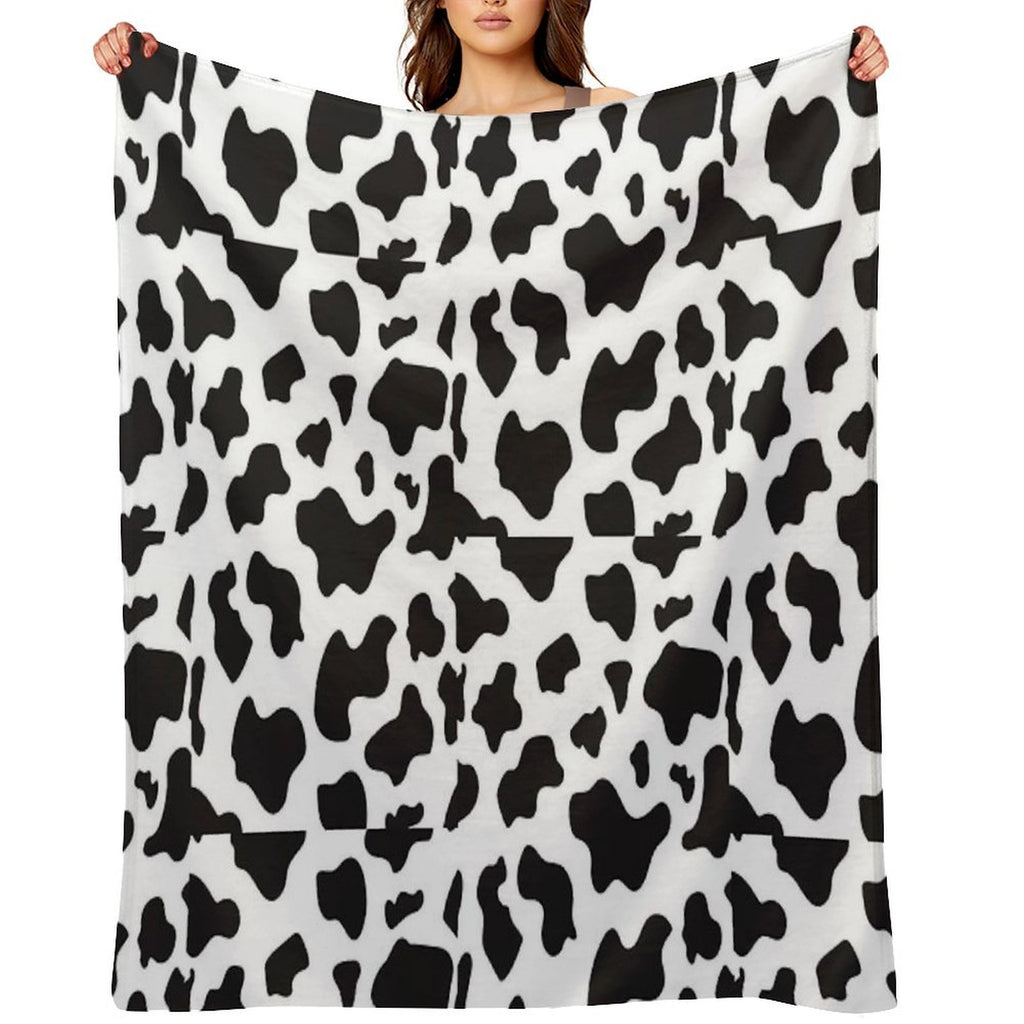 Cow Print Quick-dry Throw Blanket
