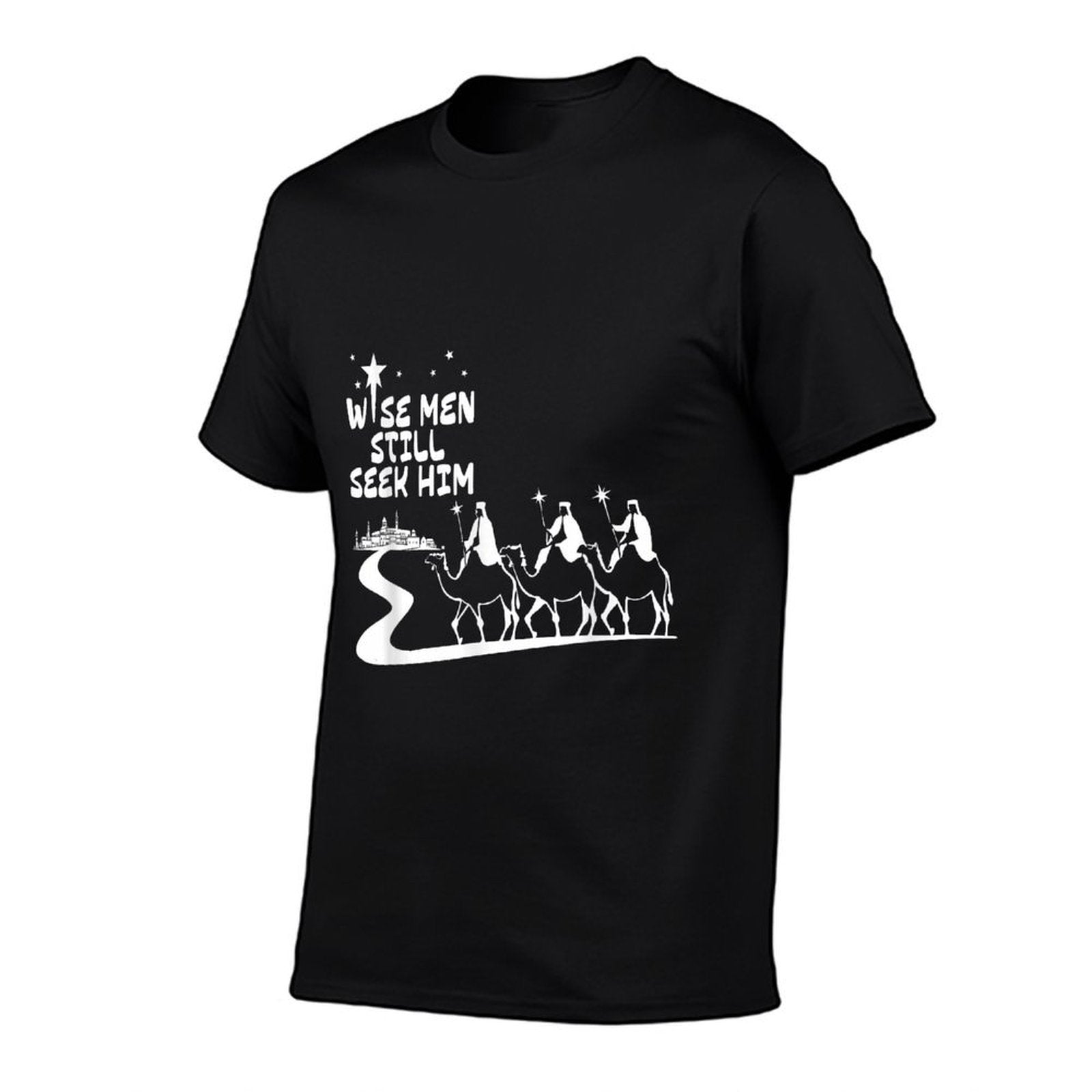 Wise Men Still Seek Him Jesus Christian Christmas Men Women  Slim-fit Cut T-Shirt