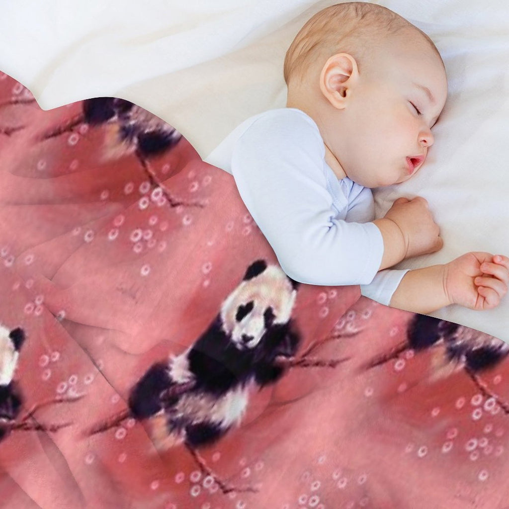 Panda Sustainable Throw Blanket
