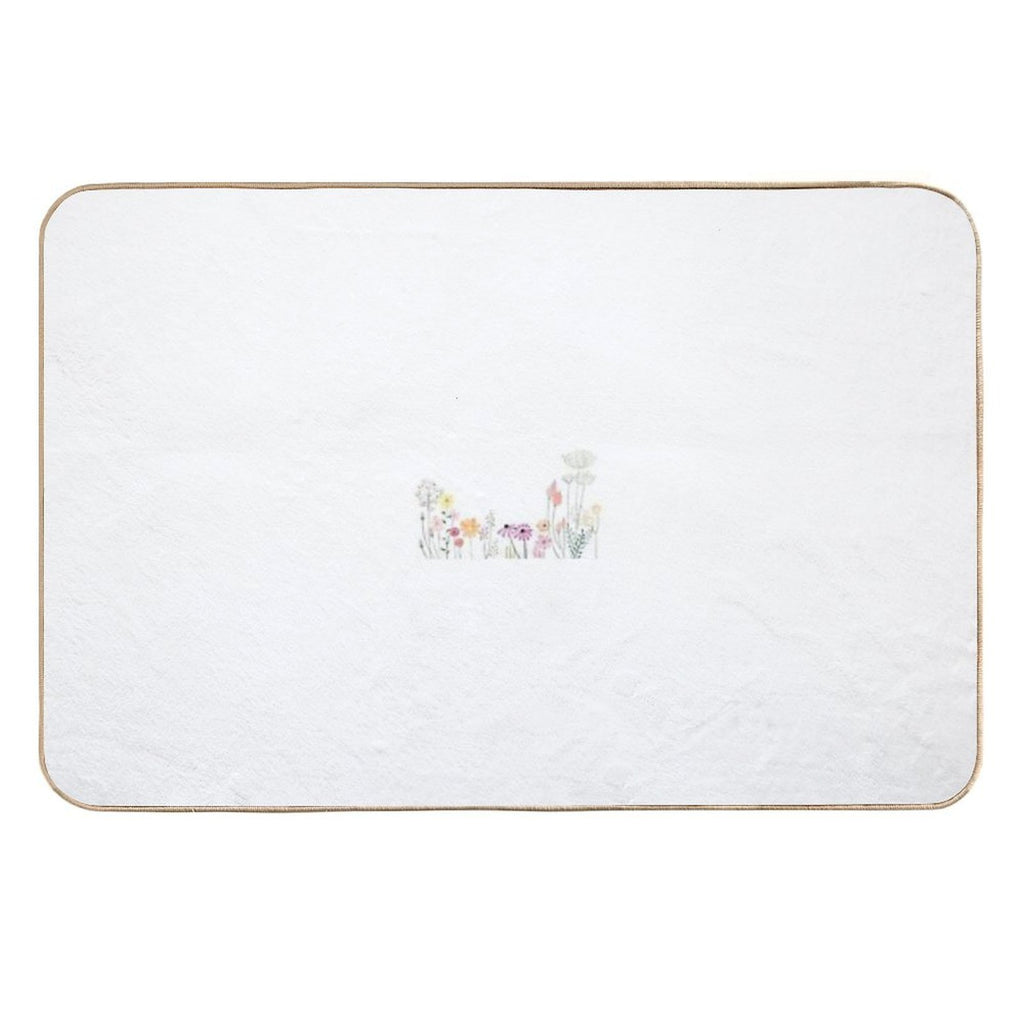 Wildflowers  Non-Slip Bath Mat
