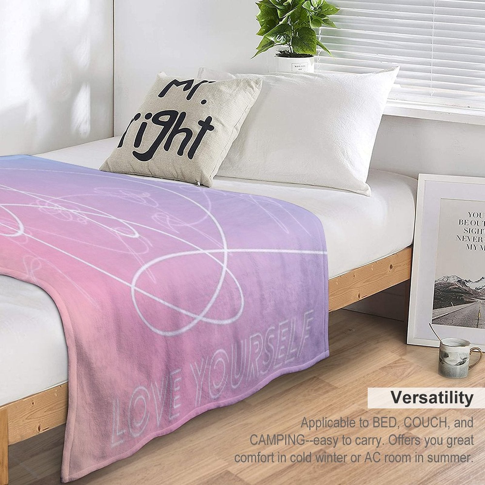 BTS LOVE YOURSELF Comfort Throw Blanket