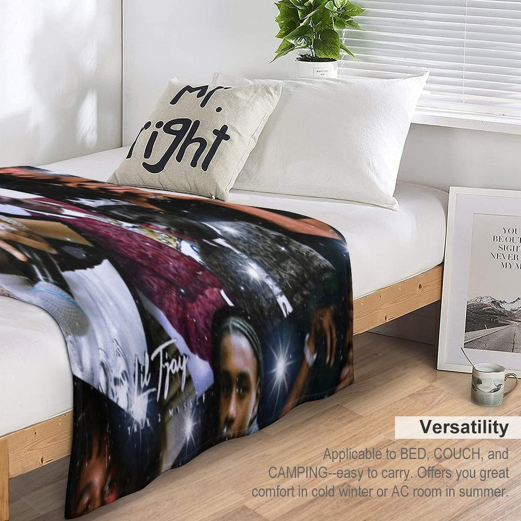 Lil Tjay, Hip-Hop, True 2 Myself, GOAT Velvety-soft Throw Blanket