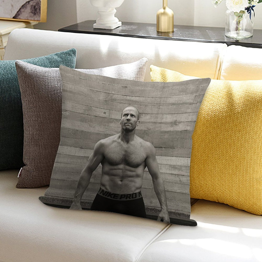 Jason Statham Soft Style Accent Throw Pillow