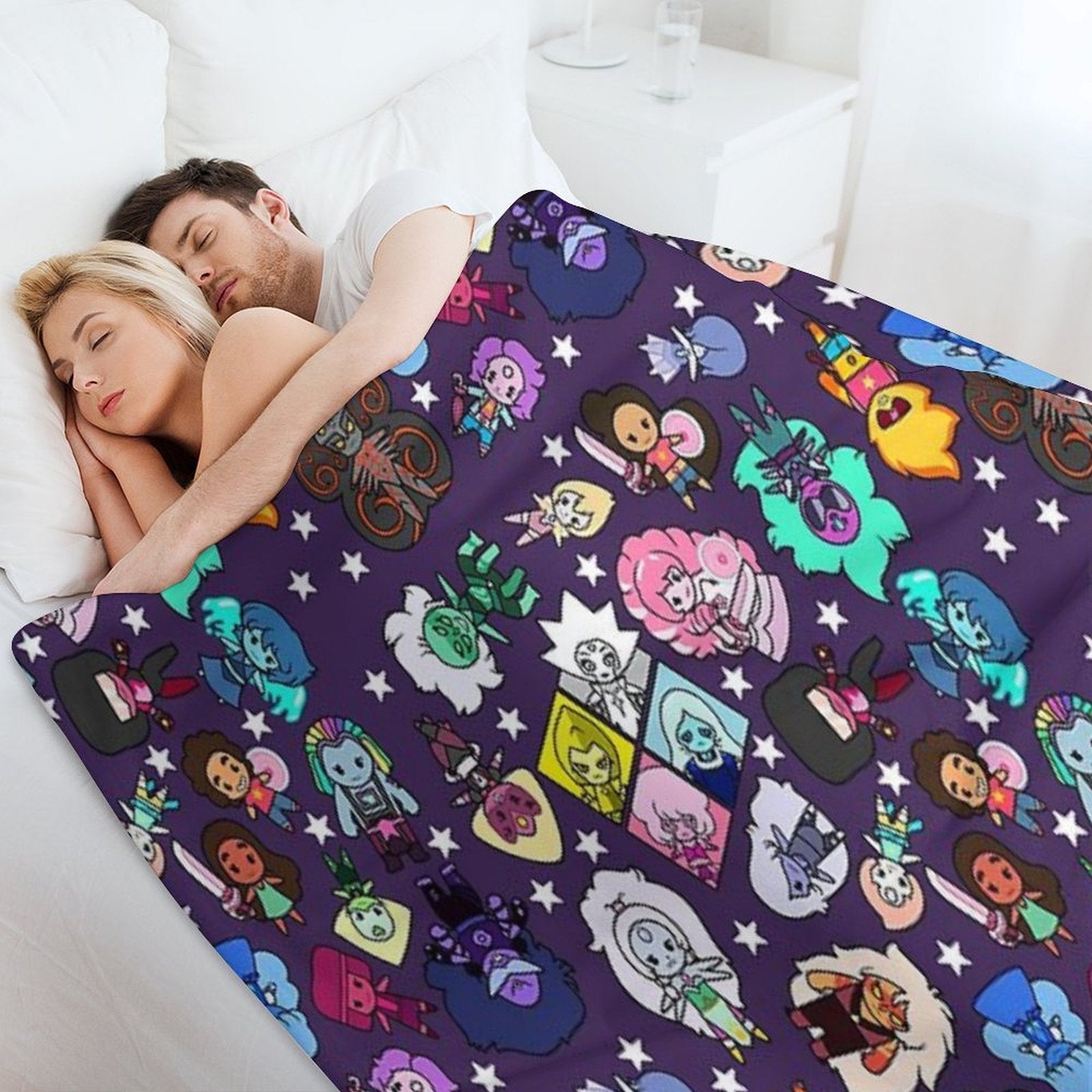 Crystal Gems Plush Throw Blanket