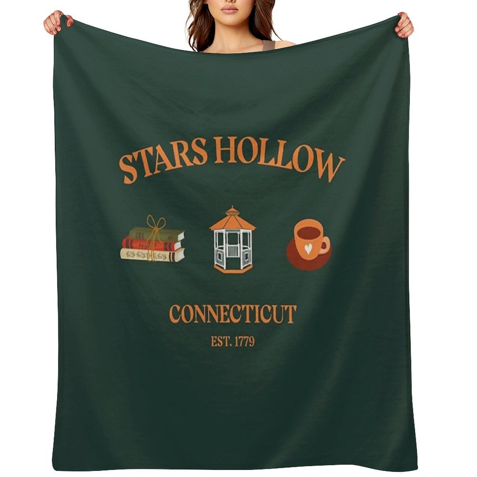 Stars Hollow Connecticut All-season Throw Blanket