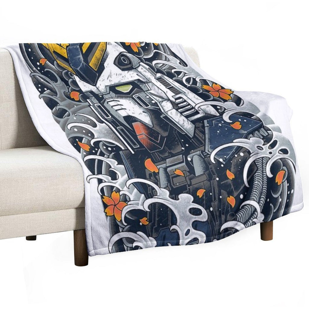 Nu Gundam Awesome Multi-functional Throw Blanket