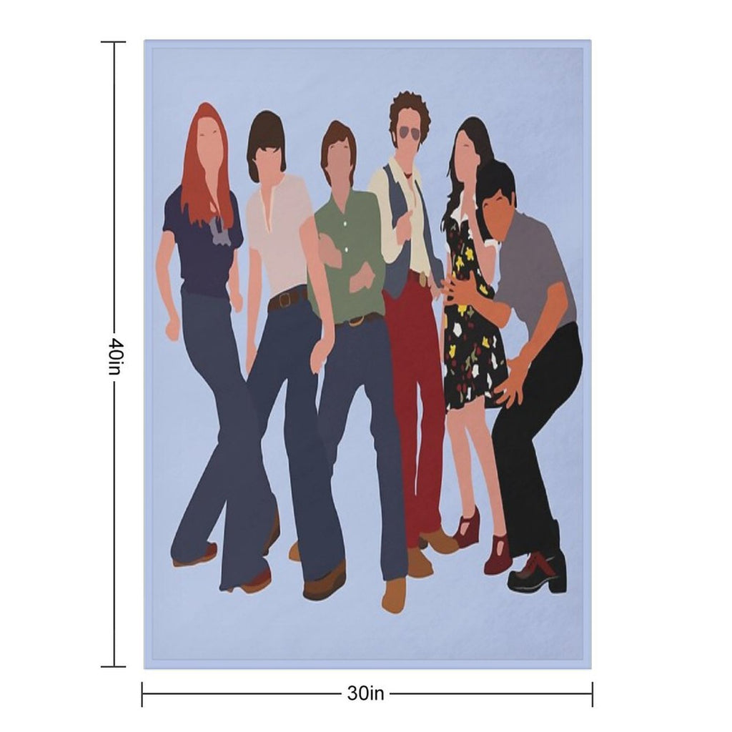 That 70's Show Gang Lightweight Throw Blanket