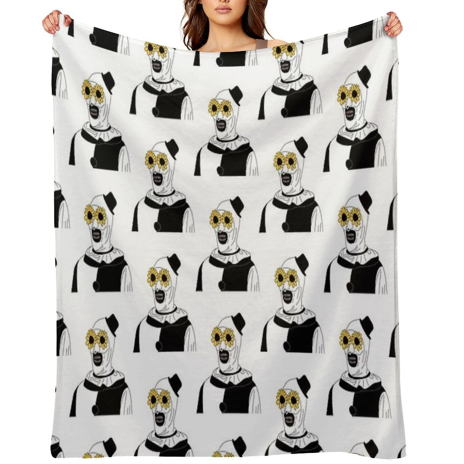Art The Clown - Terrifier Classic Eco-conscious Throw Blanket