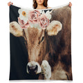 Glamour Cow Versatility Throw Blanket