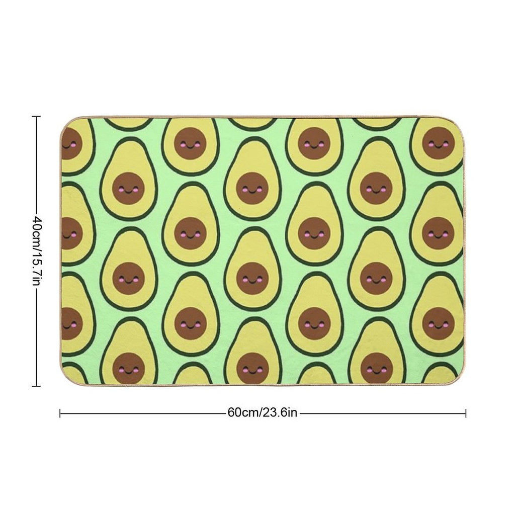 Blushing Avacado  Eco-Friendly Bath Mat