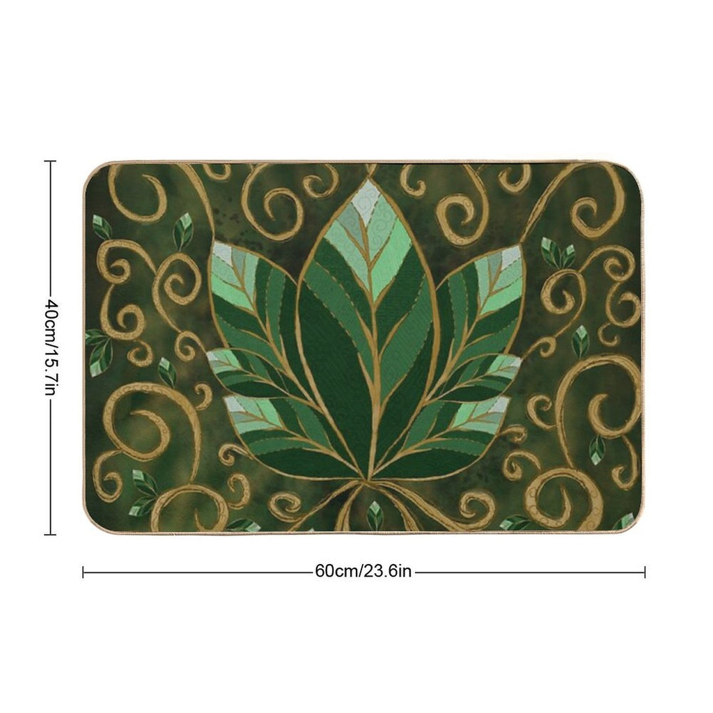 Celtic Pattern  Long-Lasting Bath Mat