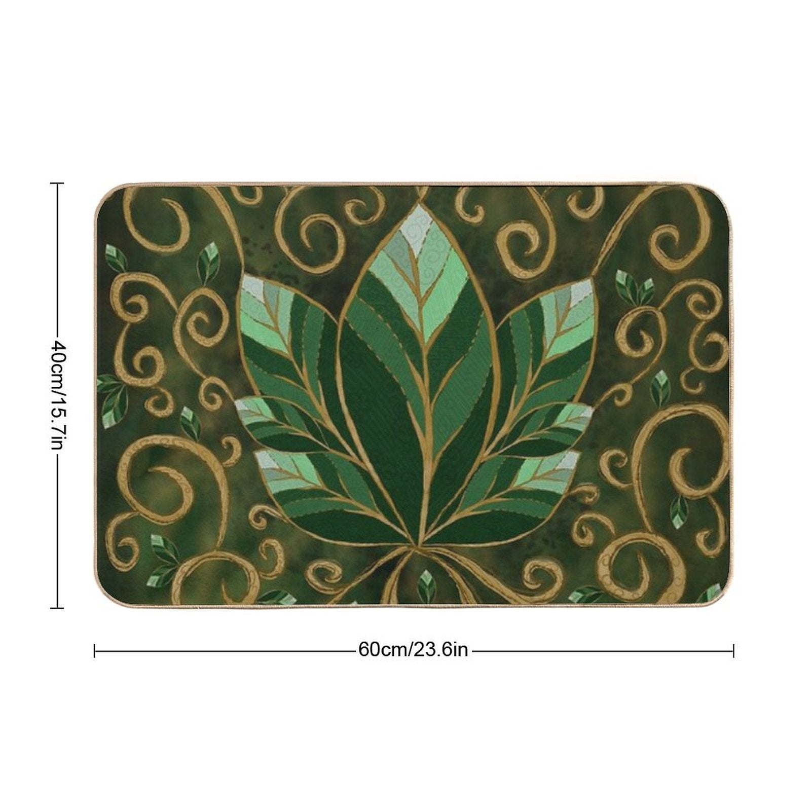 Celtic Pattern  Long-Lasting Bath Mat