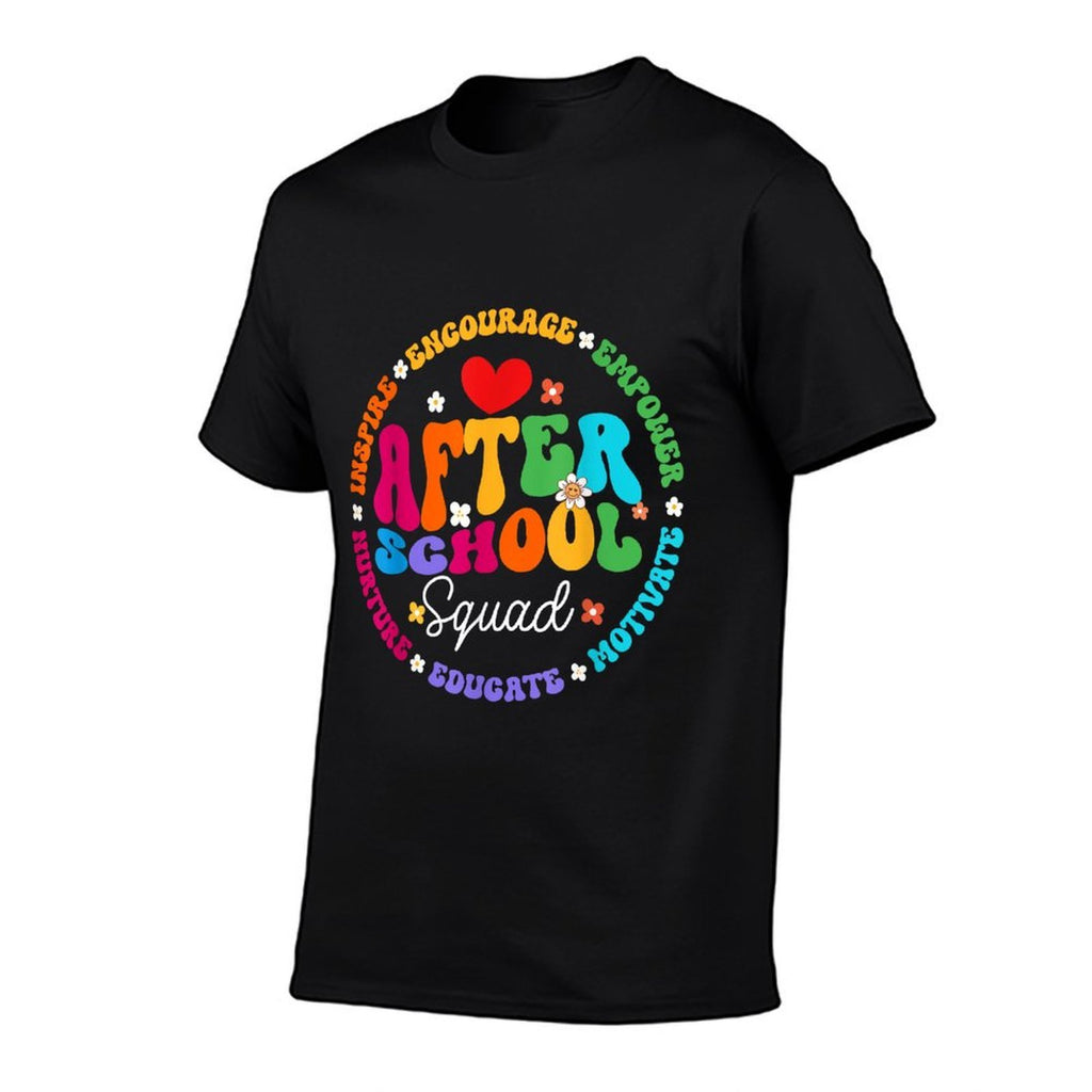 Groovy After School Squad After School Program Staff  Stretchy T-Shirt