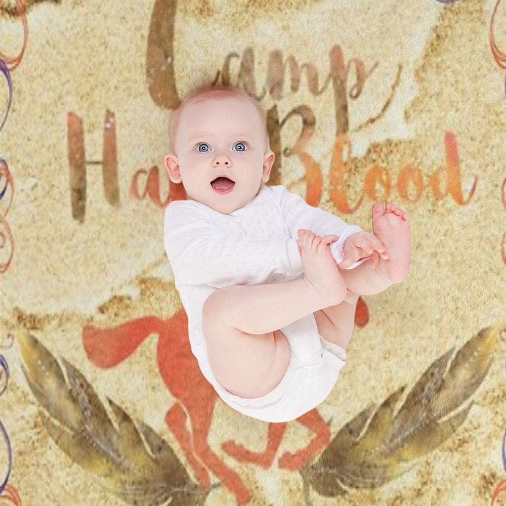 Camp Half Blood on Gold V2 Quick-dry Throw Blanket